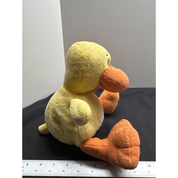 Nuby Luv N Care Plush Yellow Orange Tickle Toes Duck Stuffed Toy NON-Working - Picture 4 of 8